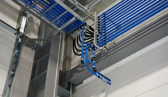 Installation av tryckluftsanläggning hos kund